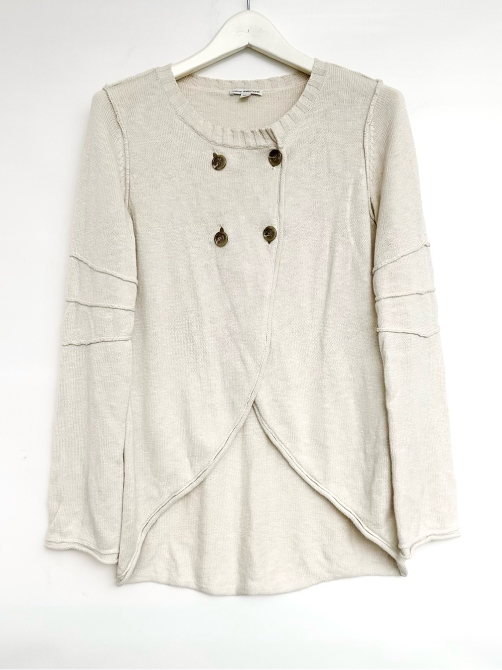 James Perse Cotton & Linen knit cardigan